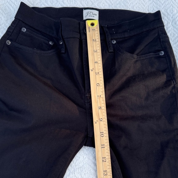 J. Crew Black Denim 9” High-Rise Tootpick  Sz 28 - Picture 5 of 10